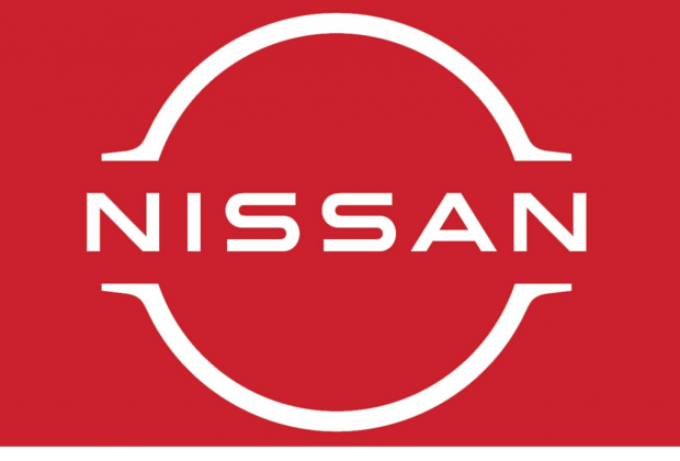 Nissan's debuted fully-electric vehicle with the brand to roll out flat logo