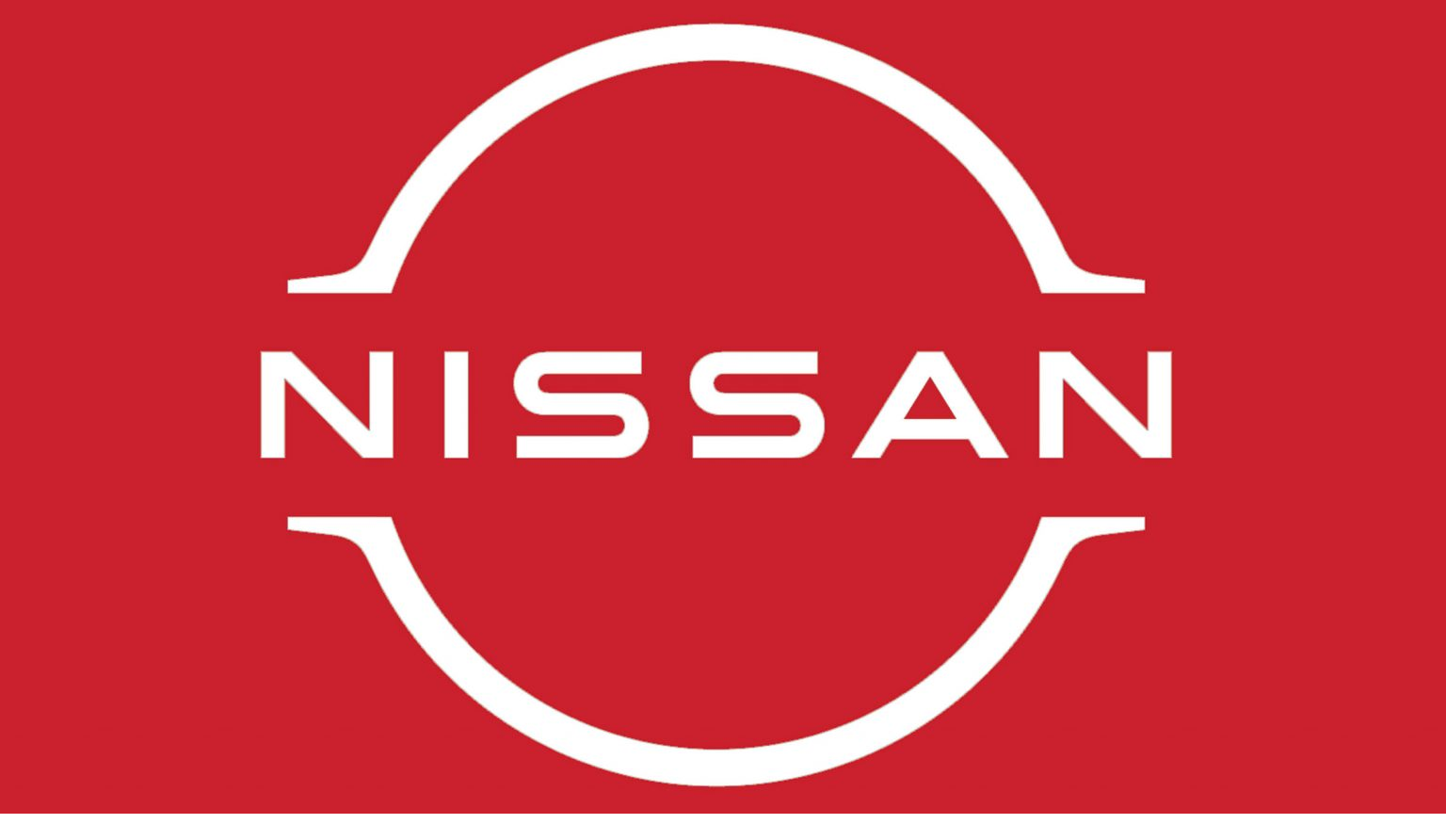 Nissan's debuted fully-electric vehicle with the brand to roll out flat logo