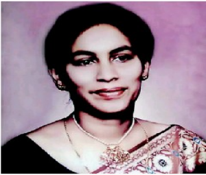 Maheshi Ramasamy's mother, Prof. MP Samaranayake Ramasamy