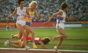 Thirty-eight years ago today, at the 1984 Los Angeles Olympics, the medal dreams of America's Mary Decker and Britain's Zola Budd were unfortunately dashed