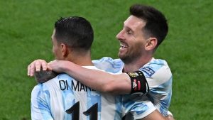Messi's first goal and Di María's Argentina