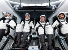 SpaceX’s rocket launches 4 Astronauts to International Space Station
