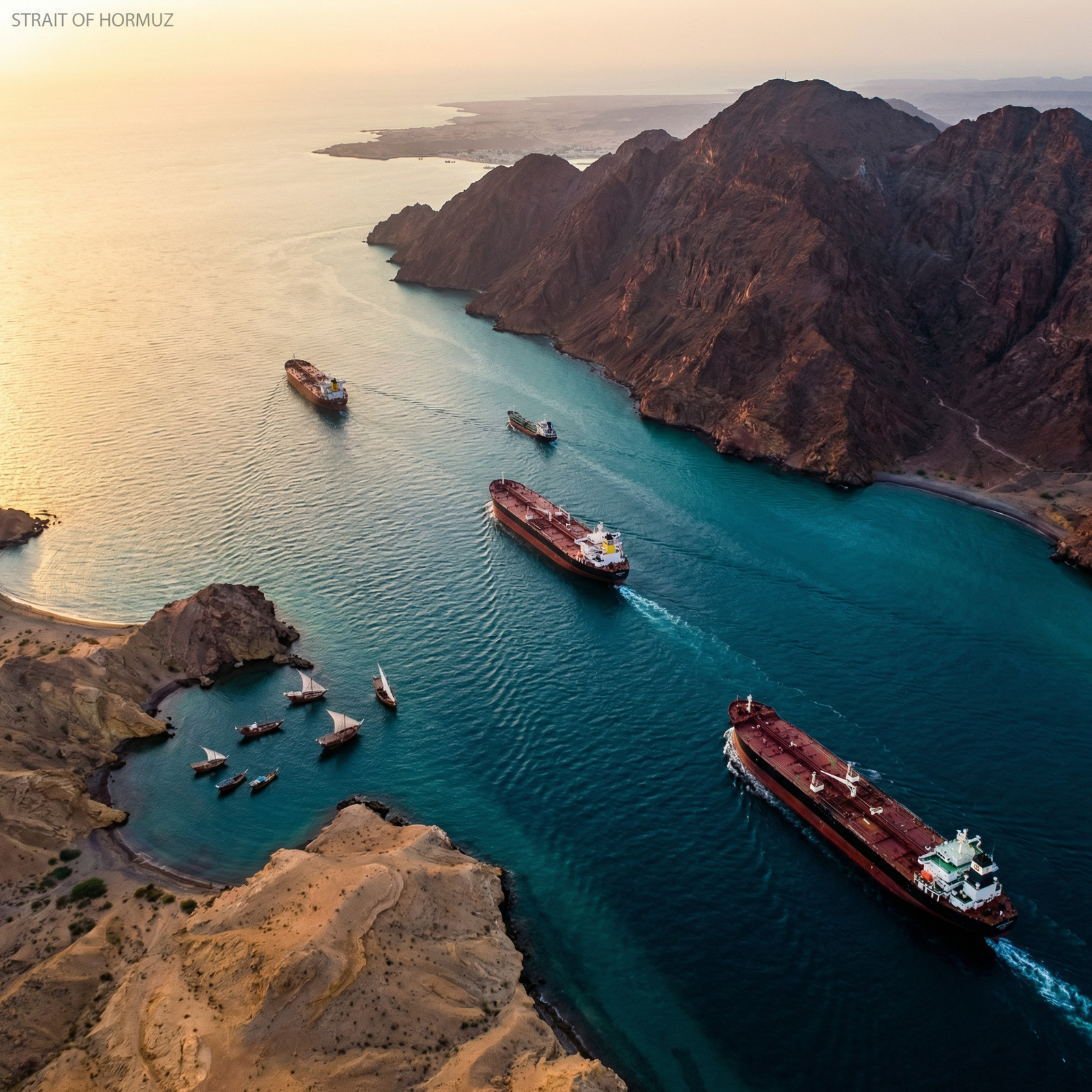 Strait of Hormuz Maritime Scene