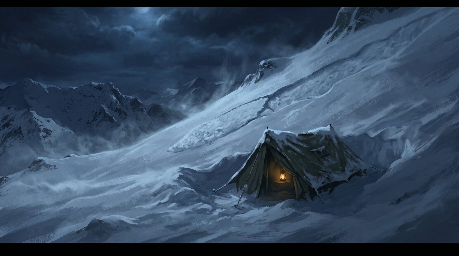 The Dyatlov Pass Incident: What Science Finally Figured Out 1 dyatlov pass incident – expedition tent buried in snow on a windswept Ural mountain slope at night