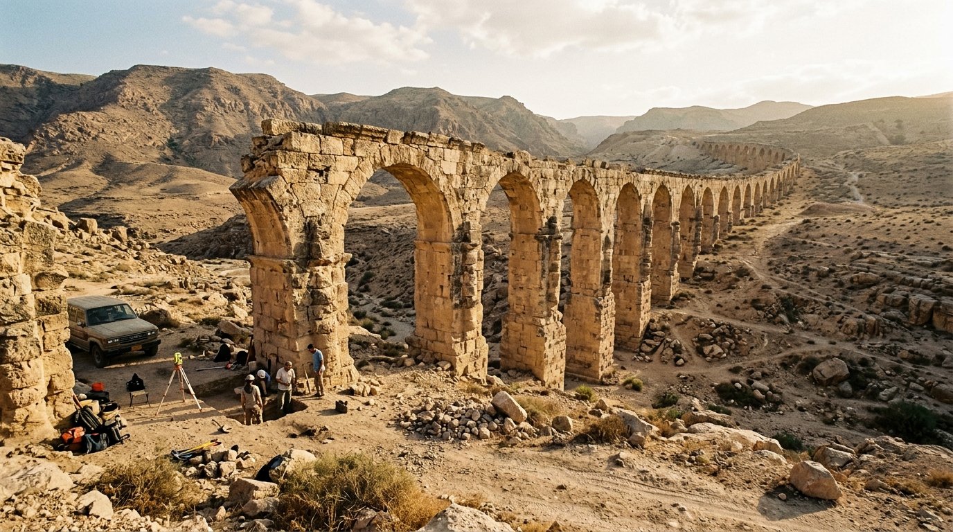 Rome Wasn't First: The 4,000-Year-Old Aqueduct Rewriting Water Engineering History 1 Ancient stone aqueduct ruins predating Roman engineering